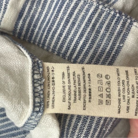 Free People Uptown Days Linen Wrap Skirt - Picture 6 of 6